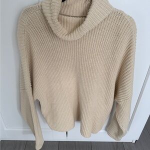 Abercrombie and fitch xxl Cozy Cream Turtleneck Sweater